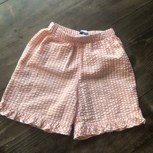 Bailey Boys Gingham Seersucker Ruffle Shorties
